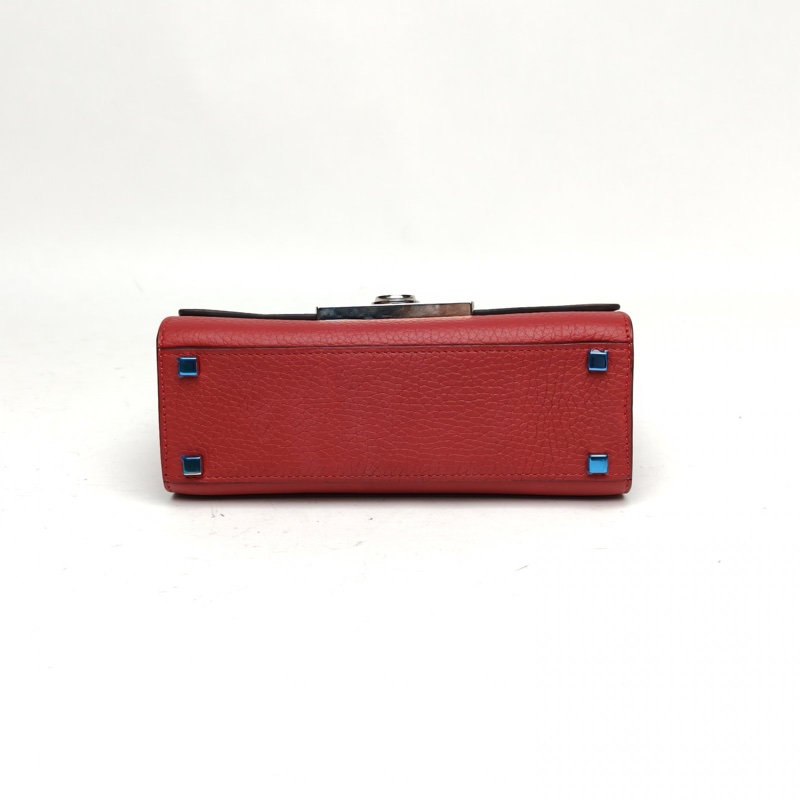MOYNAT RejaneMini20紅色牛皮肩背包-3