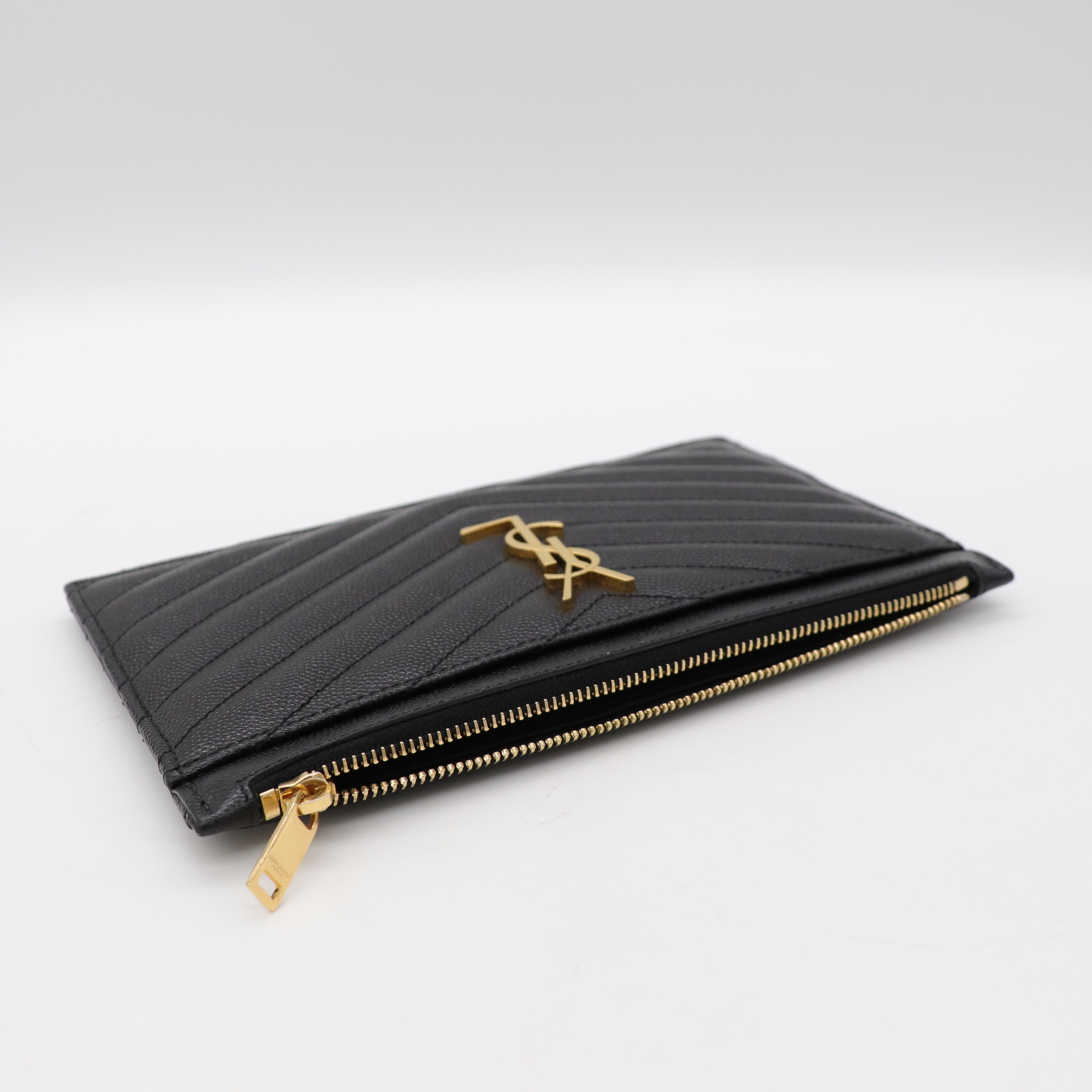 SAINT LAURENT 黑色手拿包-5