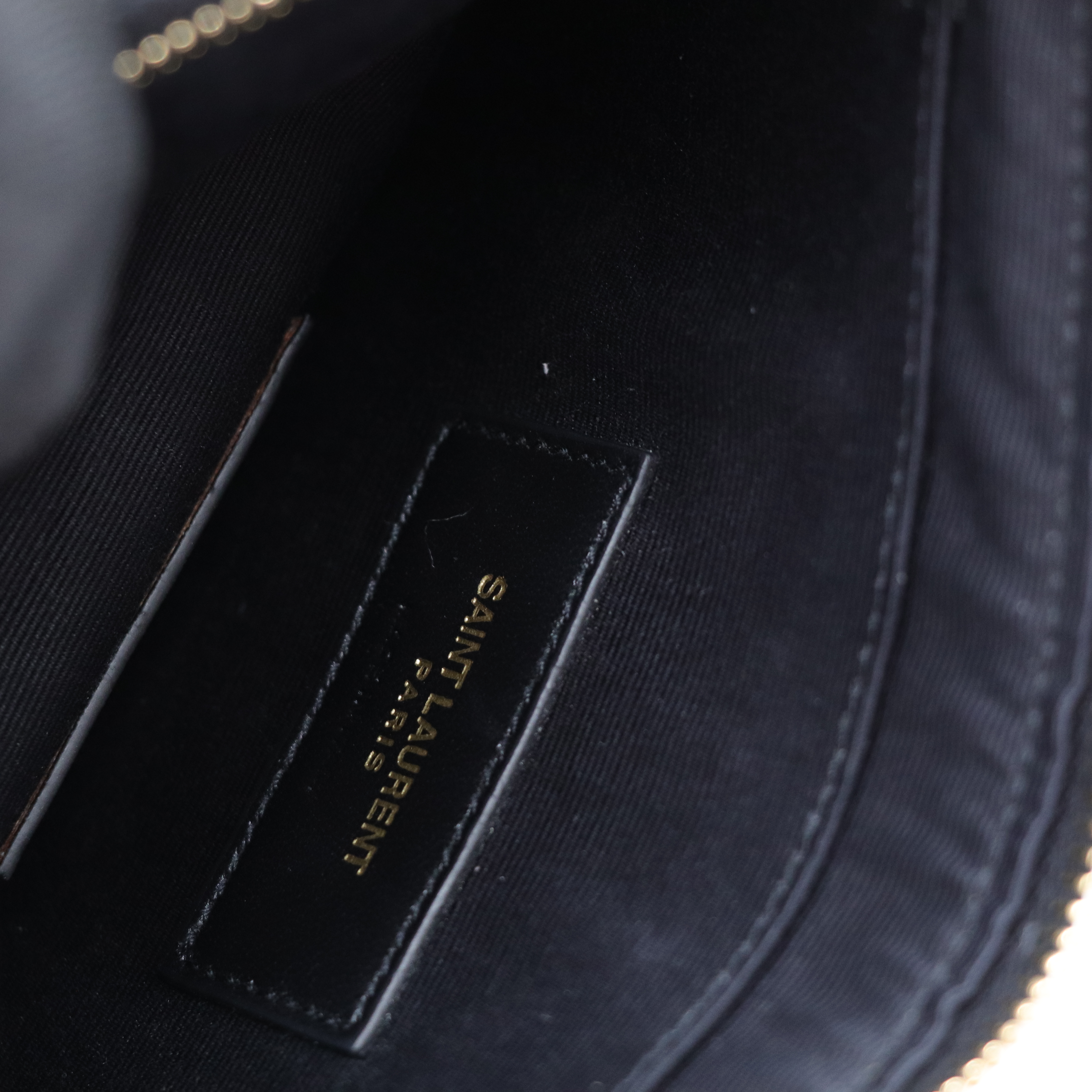SAINT LAURENT 黑色手拿包-6