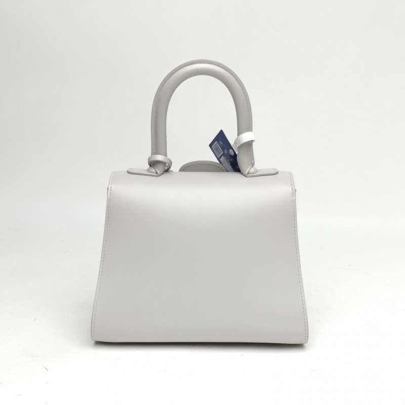 DELVAUX BOX皮BrillantMINI拼色牛皮銀扣肩背包-2