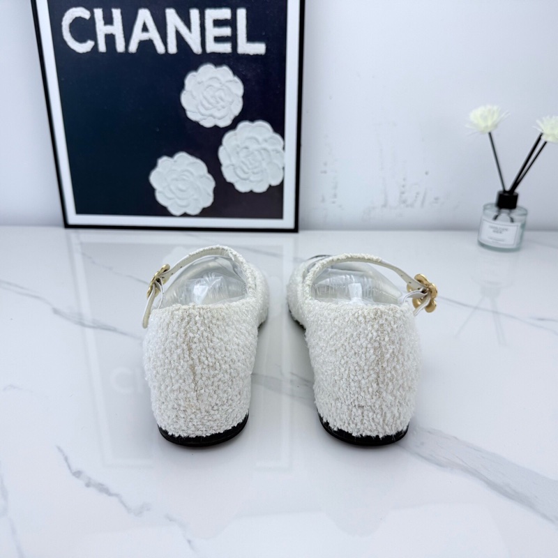 chanel香奈兒 粗花呢滿鑽瑪麗珍 37.5碼-2
