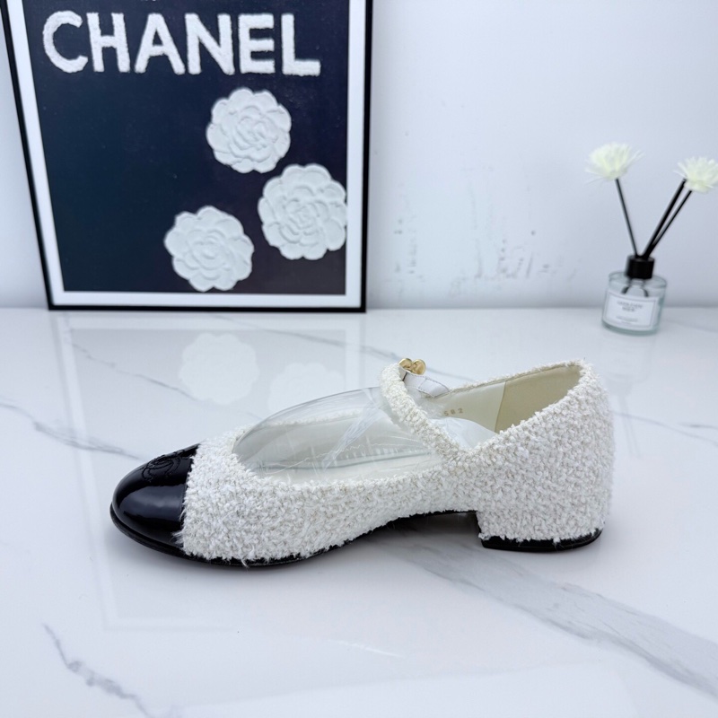 chanel香奈兒 粗花呢滿鑽瑪麗珍 37.5碼-3