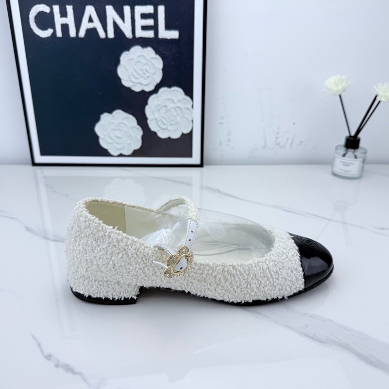 chanel香奈兒 粗花呢滿鑽瑪麗珍 37.5碼-4