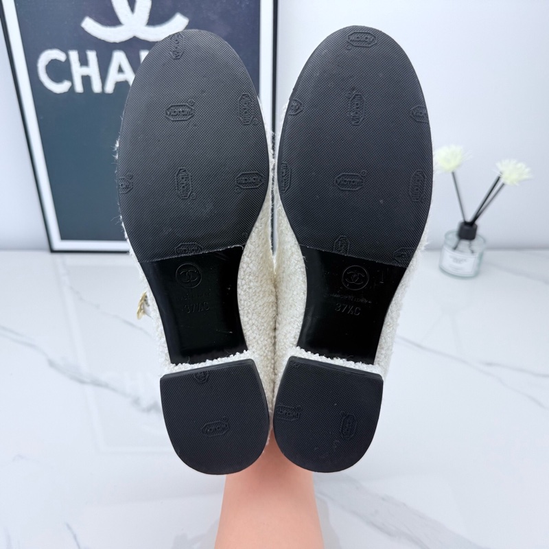 chanel香奈兒 粗花呢滿鑽瑪麗珍 37.5碼-9