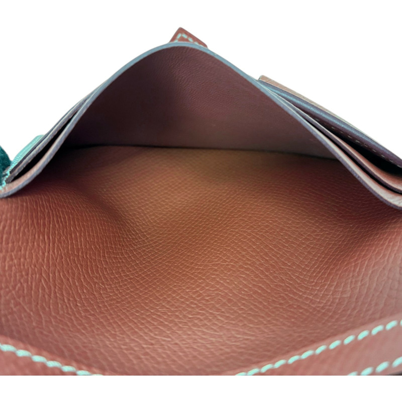 棕色 Epsom 牛皮 Bearn Compace 二折短夾 B刻【HERMES 愛馬仕】 H039790CK-5