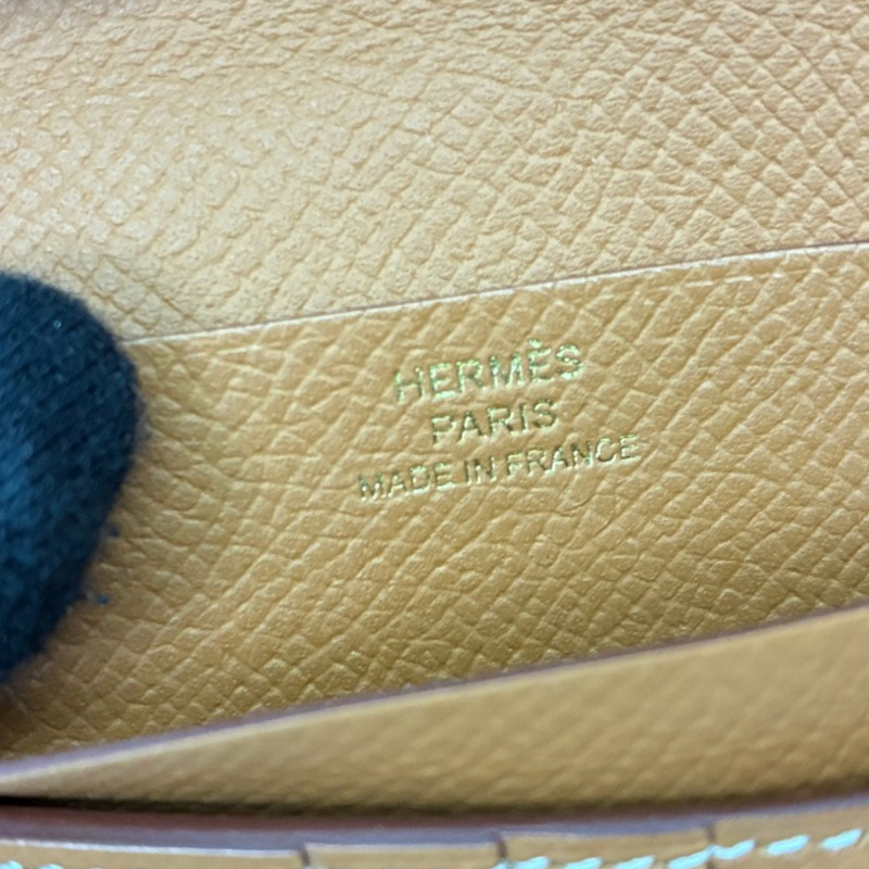 棕色 Epsom 牛皮 Bearn Compace 二折短夾 B刻【HERMES 愛馬仕】 H039790CK-9