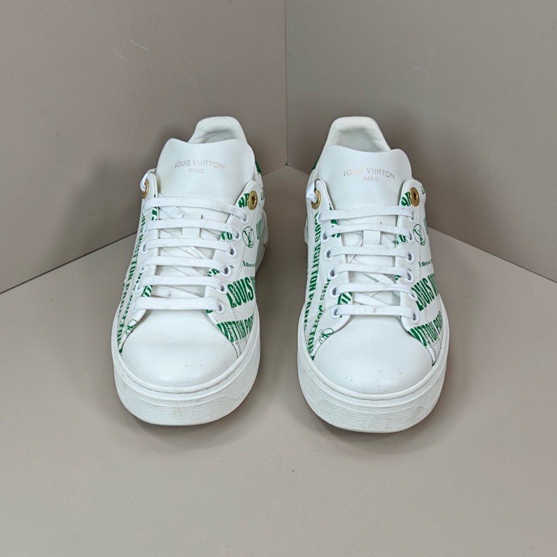 LV 路易威登 字母印花厚底小白鞋/尺碼 35.5碼/成色98新 輕微使用-2