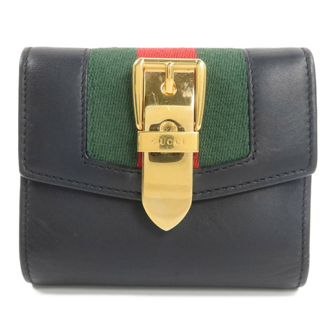 GUCCI 牛皮皮革Trifold Walllet錢包