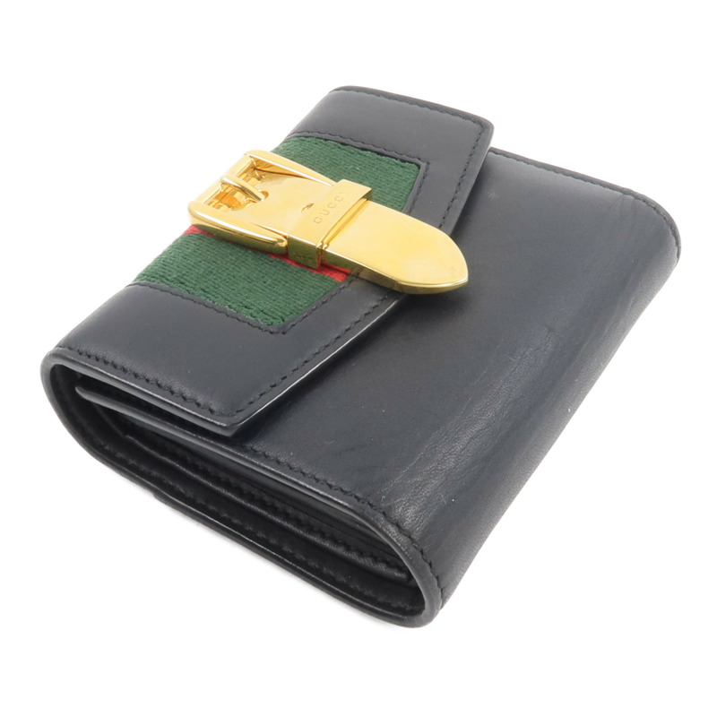 GUCCI 牛皮皮革Trifold Walllet錢包-3