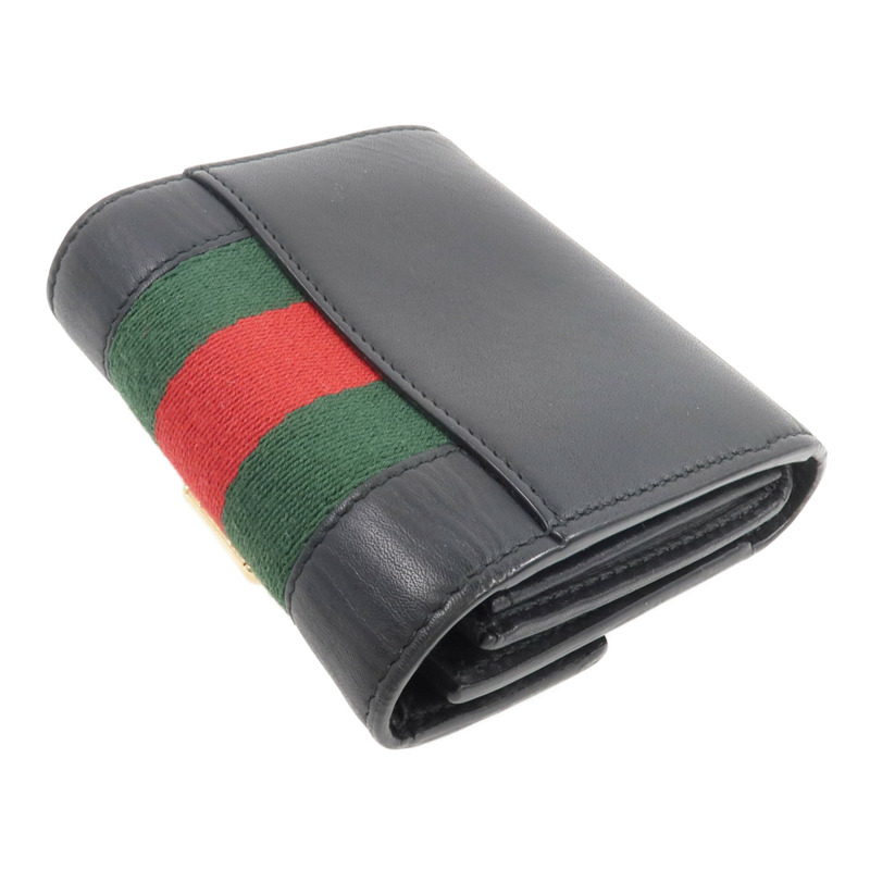 GUCCI 牛皮皮革Trifold Walllet錢包-4
