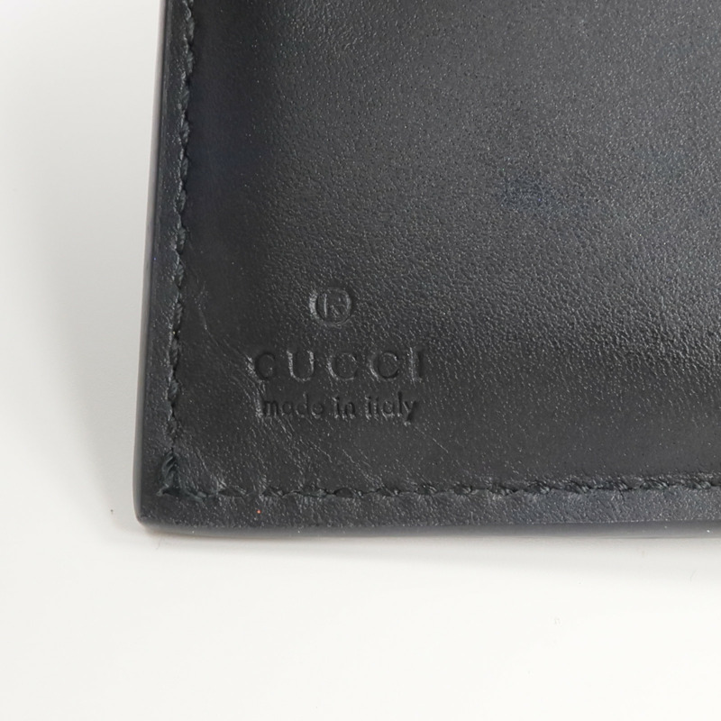 GUCCI 牛皮皮革Trifold Walllet錢包-8