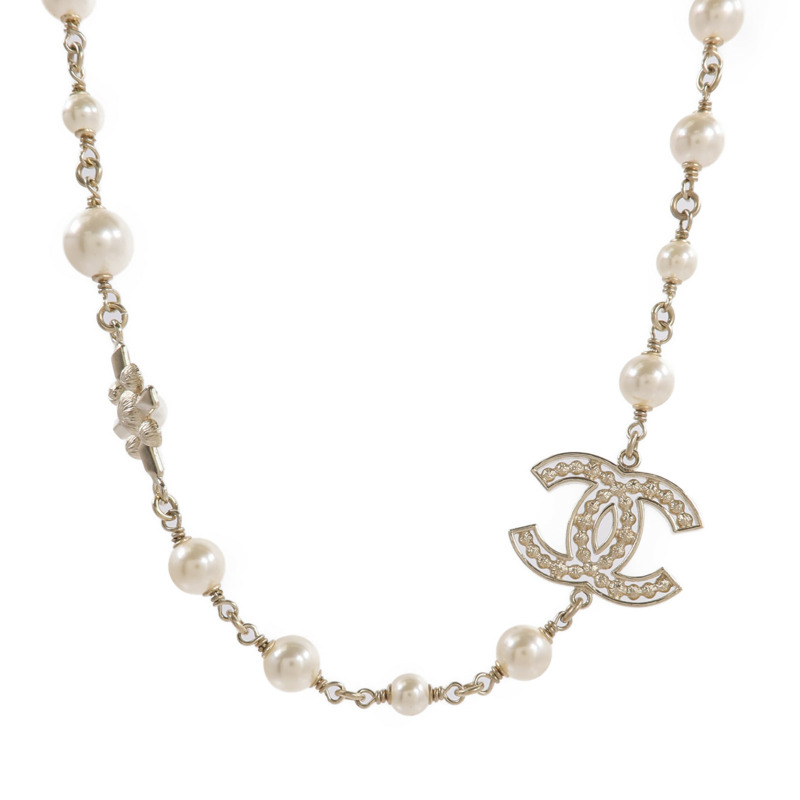 CHANEL PVC/金屬Necklace項鍊-1