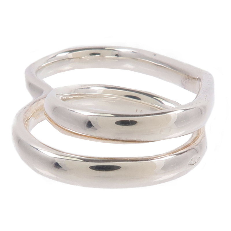 HERMES 925純銀Bague Double Vertige Coeur MM戒指-2