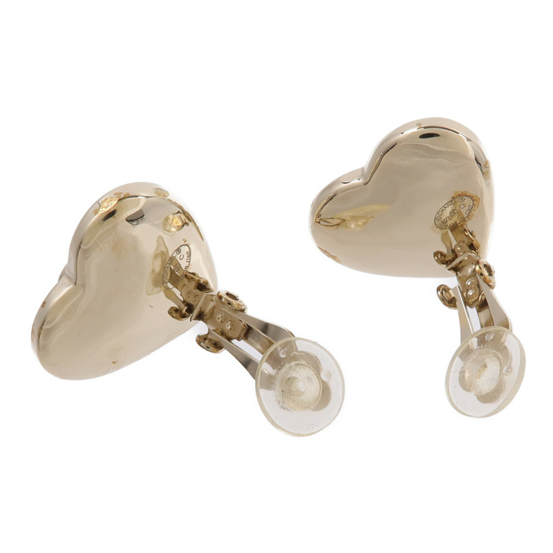 CHANEL 金屬Heart Clip On Earrings耳環-3