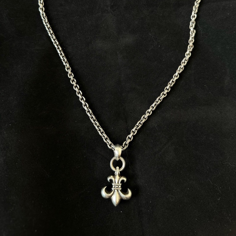 Chrome Hearts 克羅心 大號童軍花項鍊 男女同款 尺寸:約60cm-0