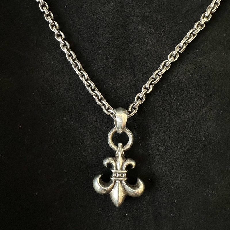 Chrome Hearts 克羅心 大號童軍花項鍊 男女同款 尺寸:約60cm-1