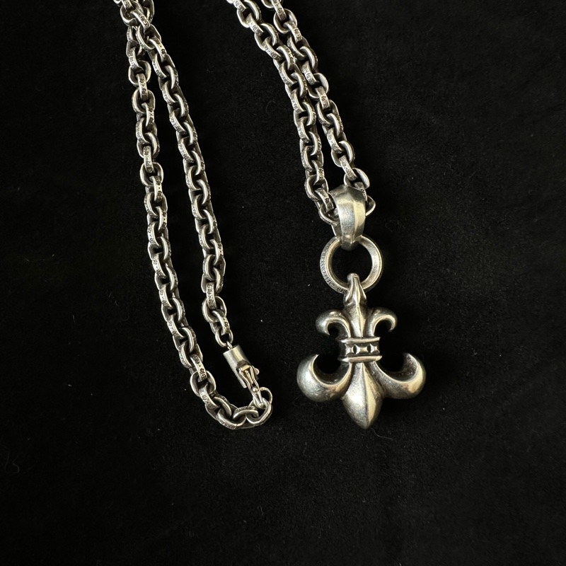 Chrome Hearts 克羅心 大號童軍花項鍊 男女同款 尺寸:約60cm-2