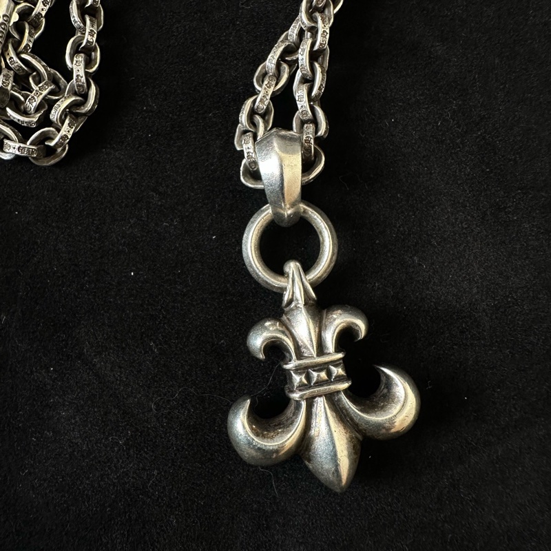 Chrome Hearts 克羅心 大號童軍花項鍊 男女同款 尺寸:約60cm-3