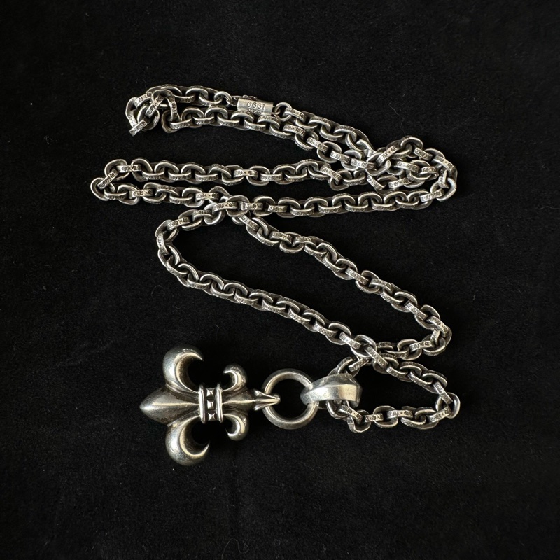 Chrome Hearts 克羅心 大號童軍花項鍊 男女同款 尺寸:約60cm-7