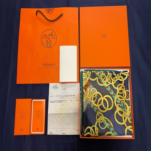 HERMES 愛馬仕 90典藏方巾