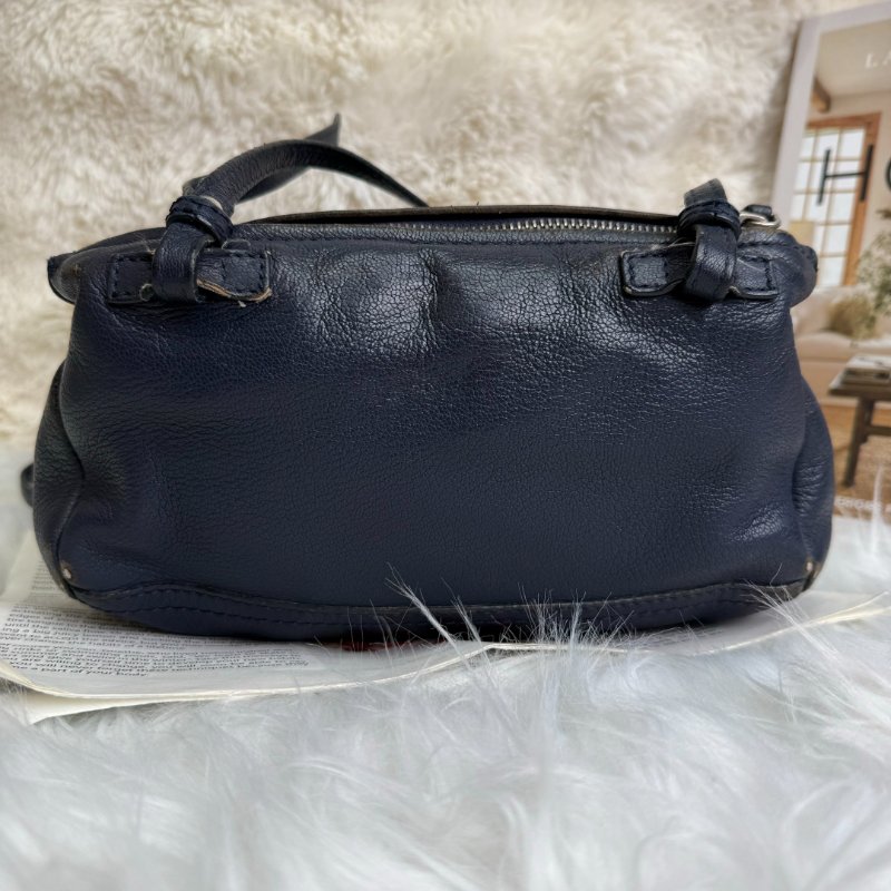 Givenchy Pandora 潘多拉 藍色 牛皮 小號 銀扣-2