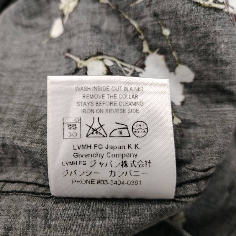 Givenchy 紀梵希 珍珠滿天星襯衫 38碼 無領標-3