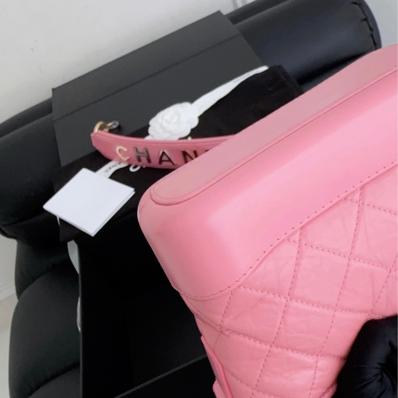 【近新閒置品】高價款閒置品Chanel香奈兒唇膏粉小號手柄流浪鏈條包手柄款29開-12