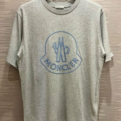 💎Han's house精品服飾💎moncler 刺繡 LOGO 短 T 男女共穿 現貨 S 原價10800