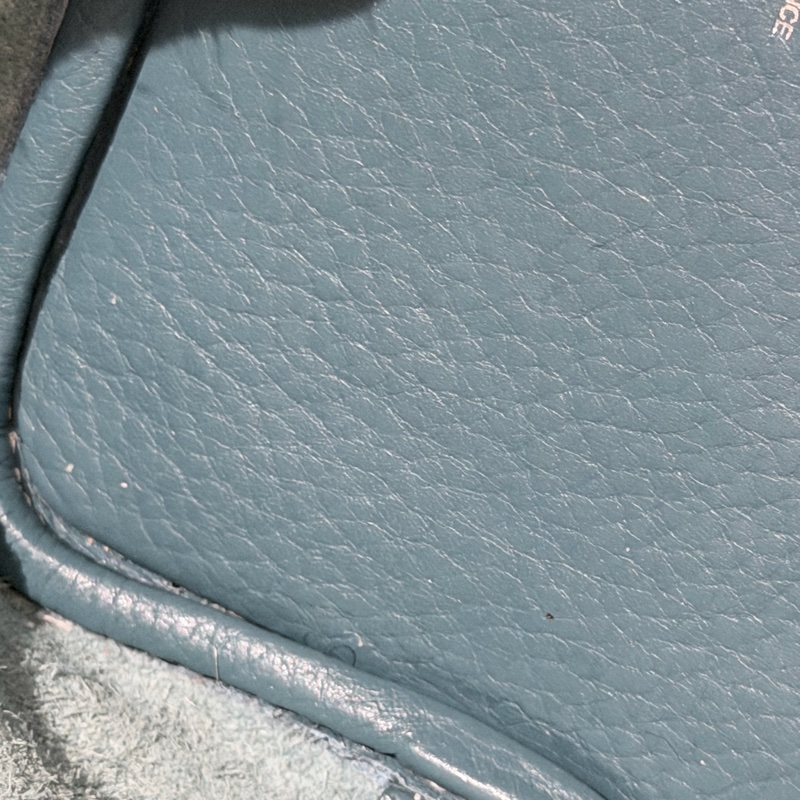 Hermes/ Picotin 18/ 框Q/ 牛仔藍銀扣/ TC-31