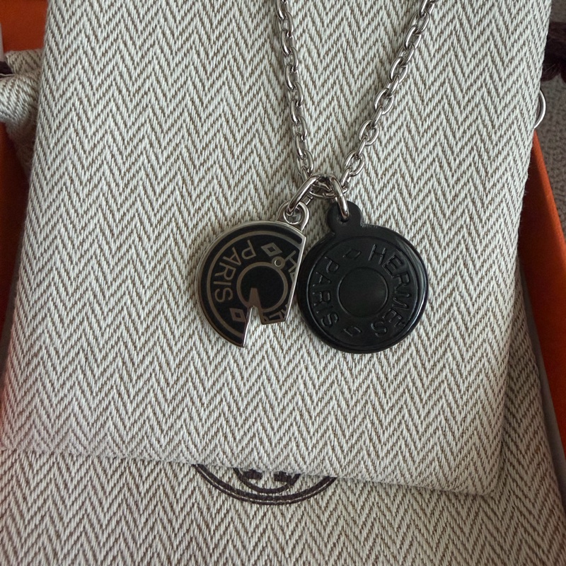 愛馬仕牛角頸鏈 Hermes Carousell necklace-7