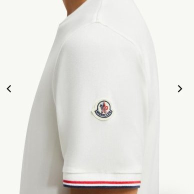 💎Han's house精品服飾💎moncler LOGO 彩條 短 T 現貨 XXL 原價10000-1