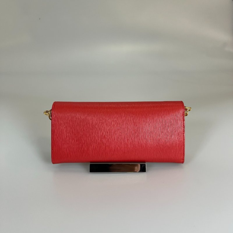 PRADA 236 紅防刮WOC鍊條包-1