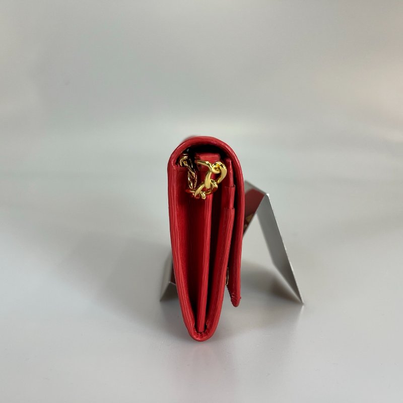 PRADA 236 紅防刮WOC鍊條包-3