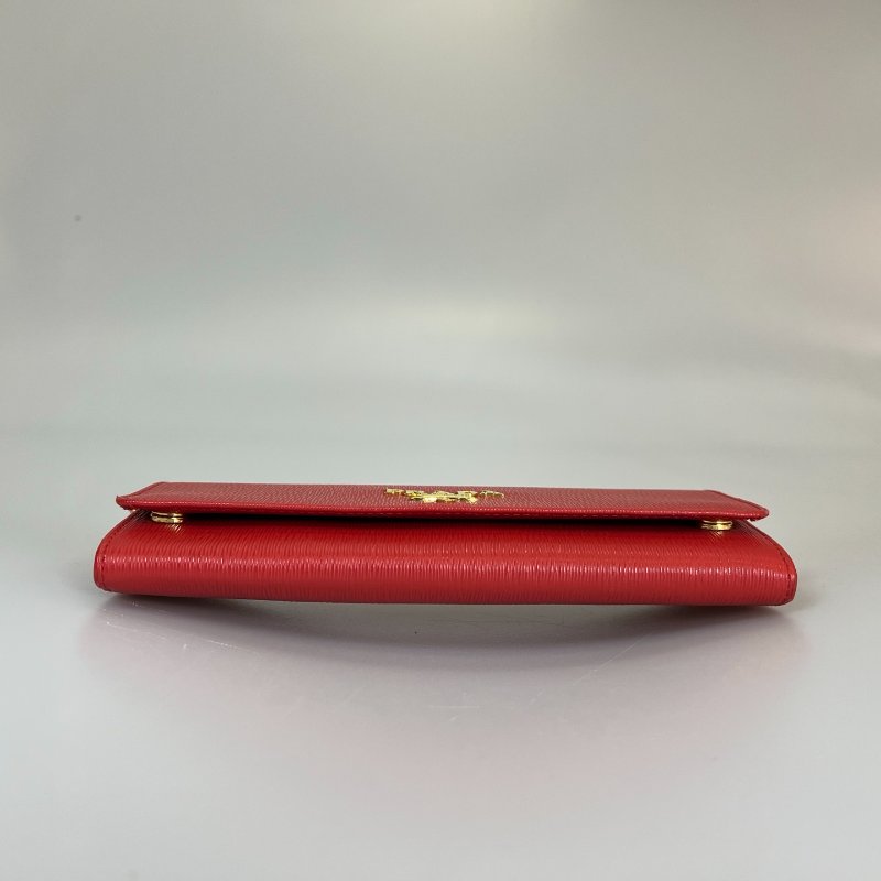 PRADA 236 紅防刮WOC鍊條包-4