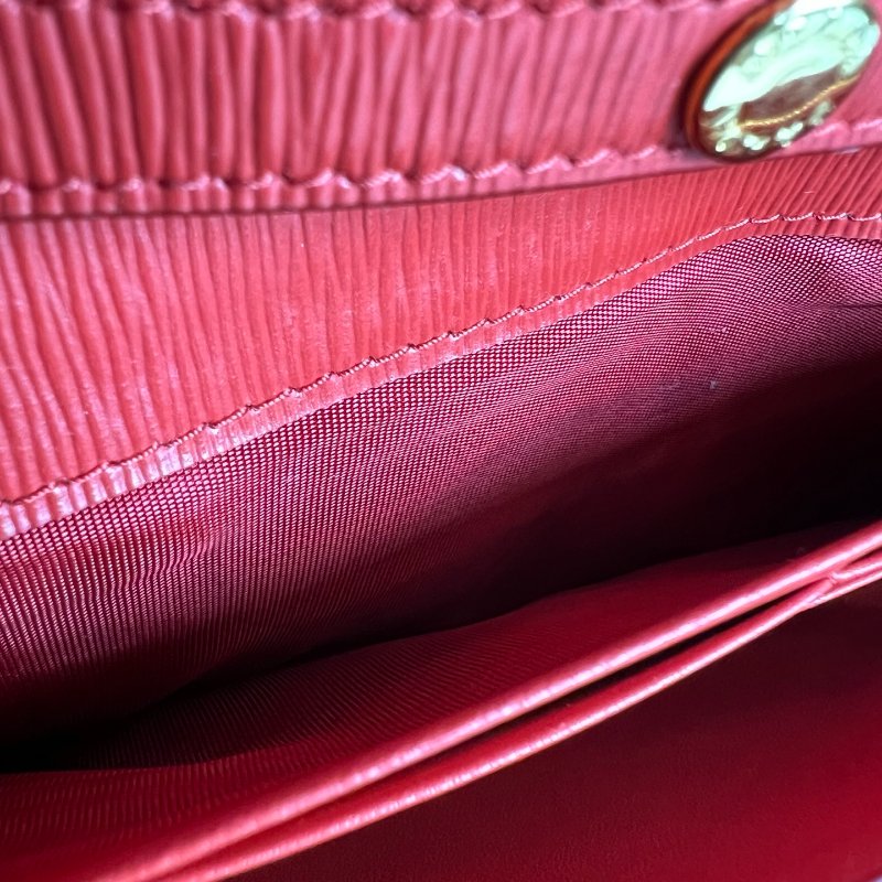 PRADA 236 紅防刮WOC鍊條包-9