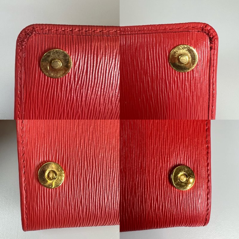 PRADA 236 紅防刮WOC鍊條包-13