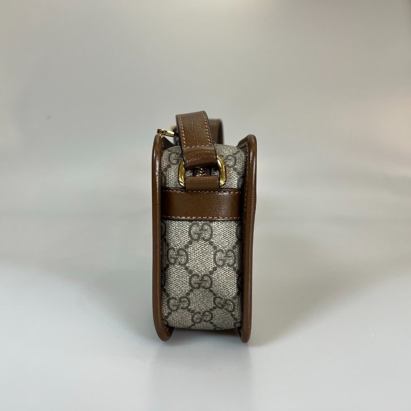 GUCCI 658572棕老花相機包-2