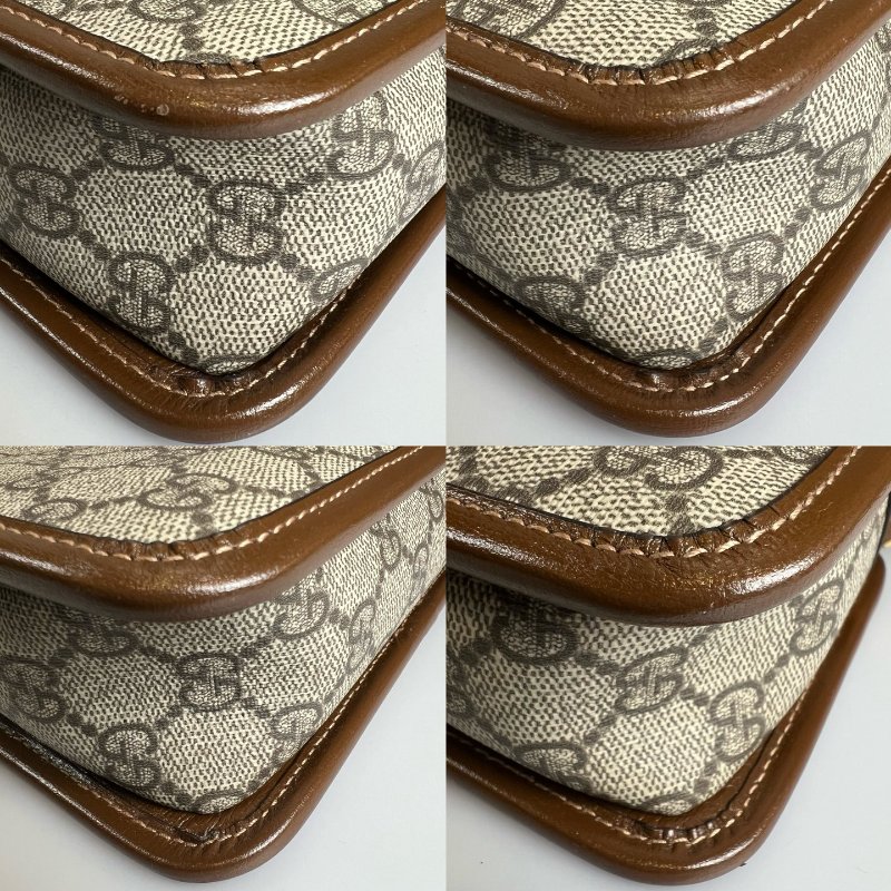 GUCCI 658572棕老花相機包-11