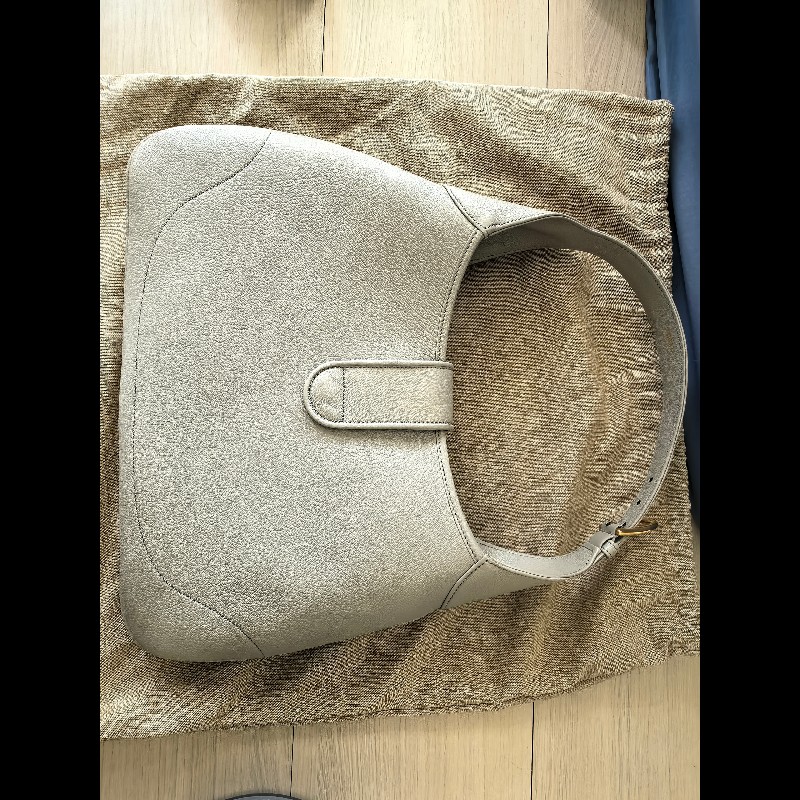 GUCCI Aphrodite雙G全皮革肩背包-6