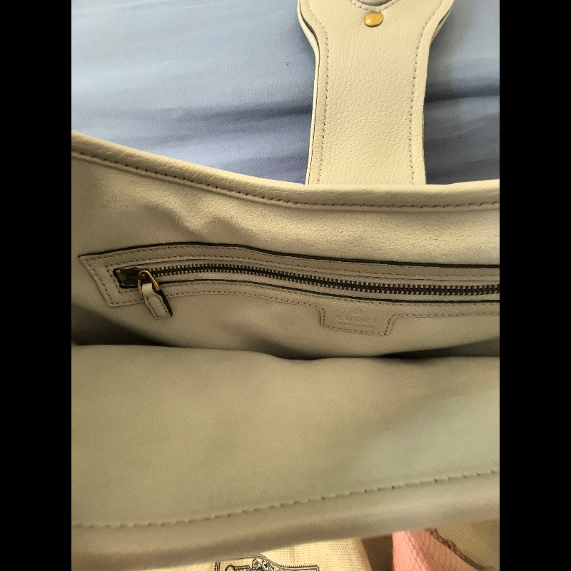 GUCCI Aphrodite雙G全皮革肩背包-11