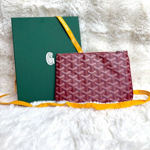 Goyard senat pm 紅色 小手拿包