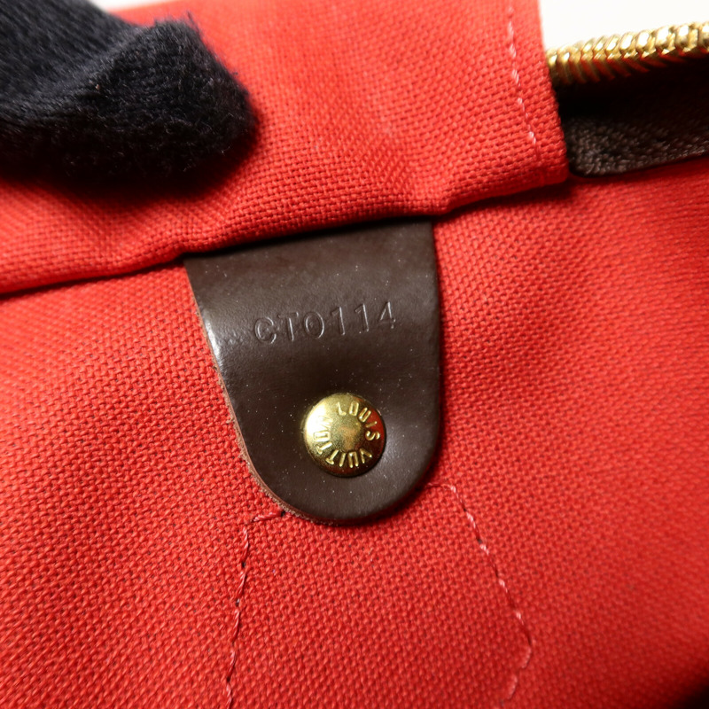 LOUIS VUITTON Damier Speedy Bandouliere 30手挽肩背兩用袋-8