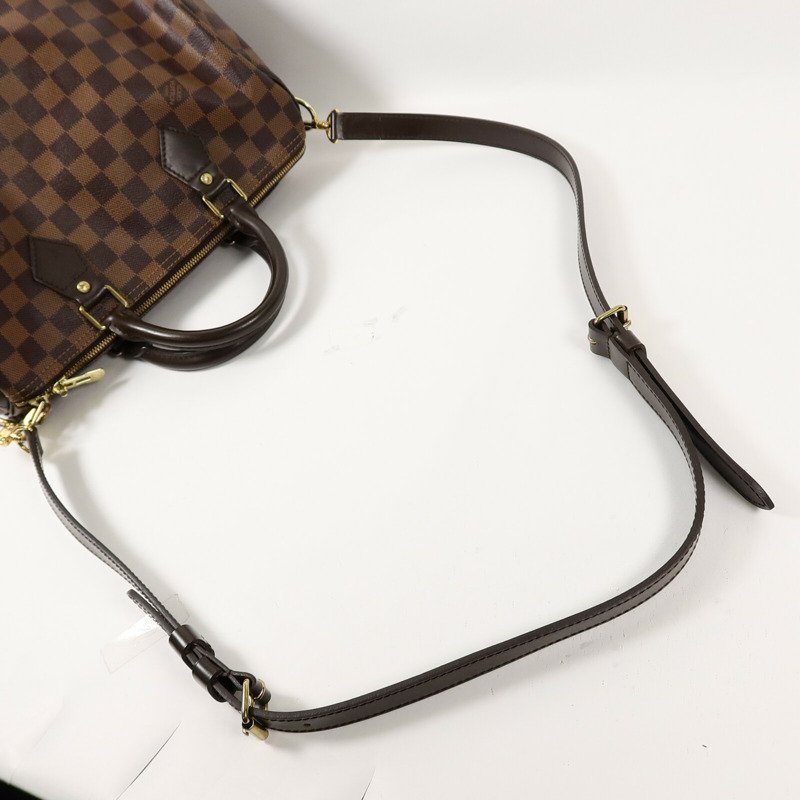 LOUIS VUITTON Damier Speedy Bandouliere 30手挽肩背兩用袋-10