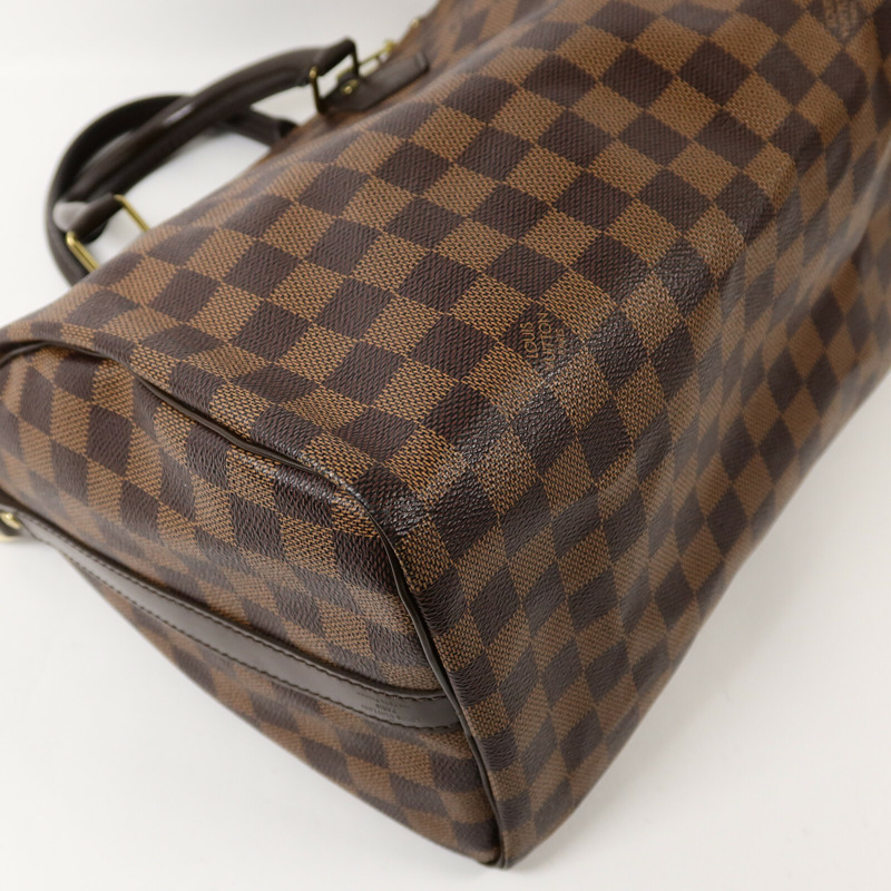 LOUIS VUITTON Damier Speedy Bandouliere 30手挽肩背兩用袋-12