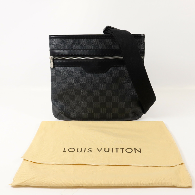 LOUIS VUITTON Damier Graphite Thomas肩背袋-15