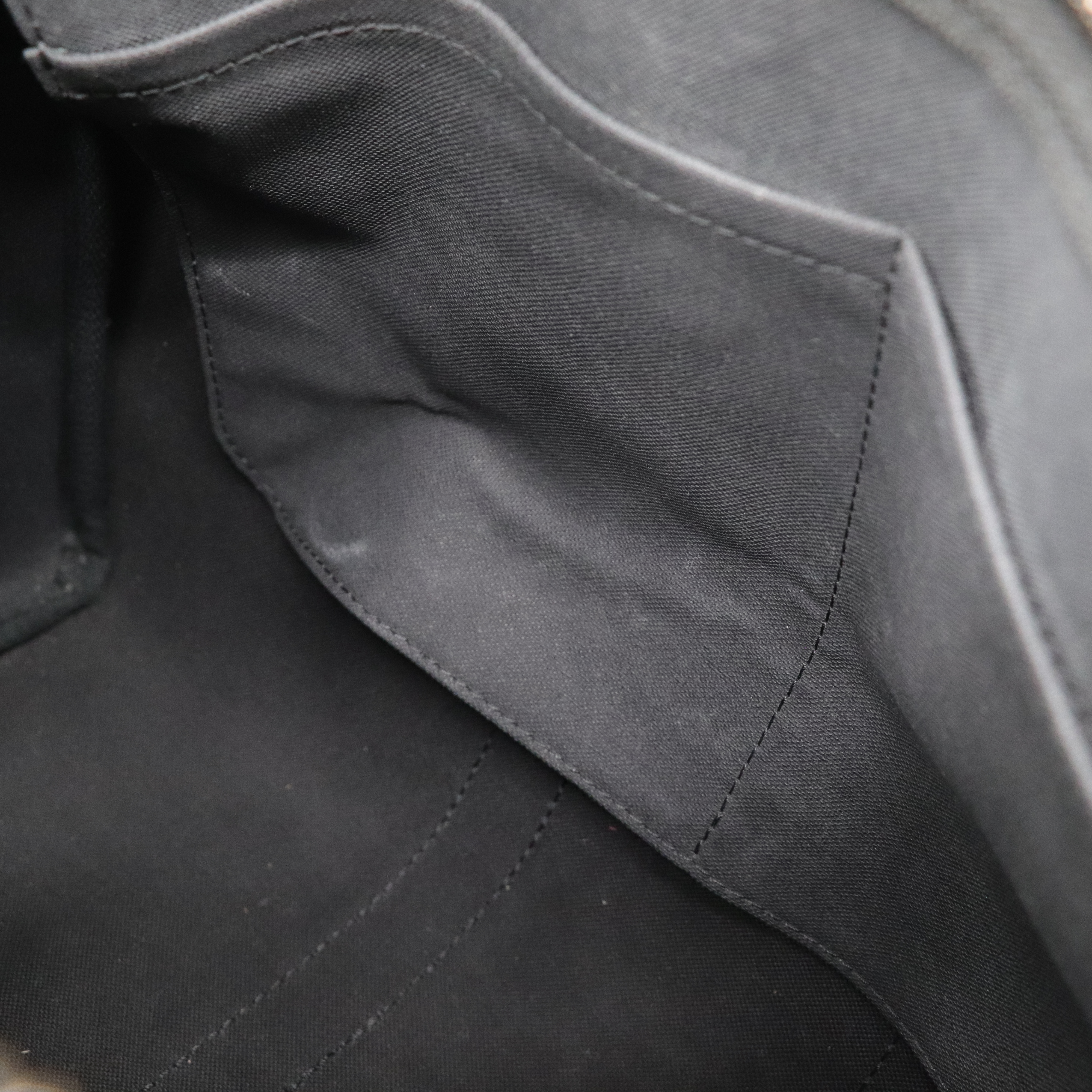 Louis Vuitton路易威登 黑色City Keepall Eclipse帆布 斜背包-10