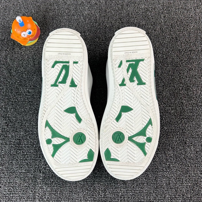 Louis Vuitton路易威登白綠板鞋 尺碼:36 白綠-7