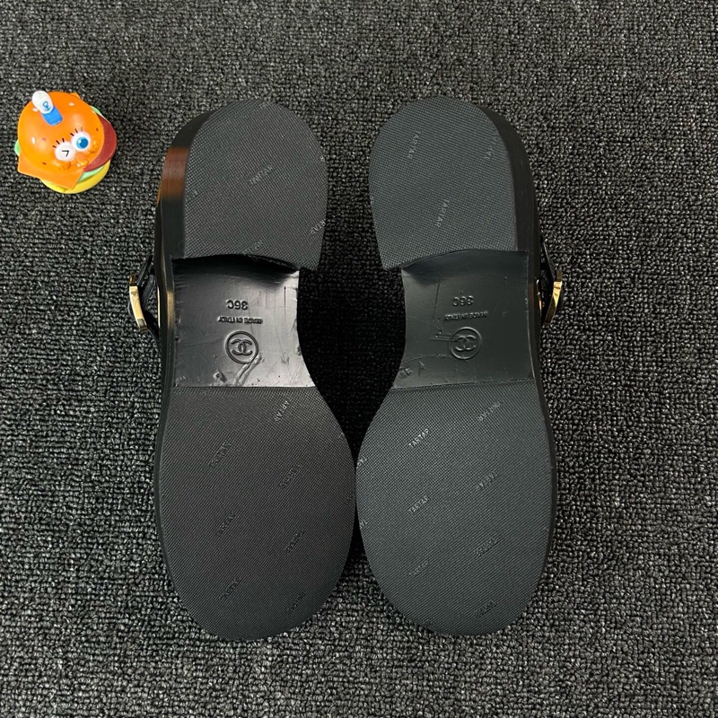 Chanel香奈兒黑色漆皮瑪麗珍鞋 尺碼：36  已貼底-6