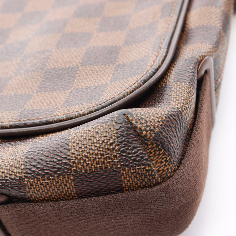 路易威登 Brooklyn MM 單肩斜背包 N51211 Damier Ebene 帆布 二手-11