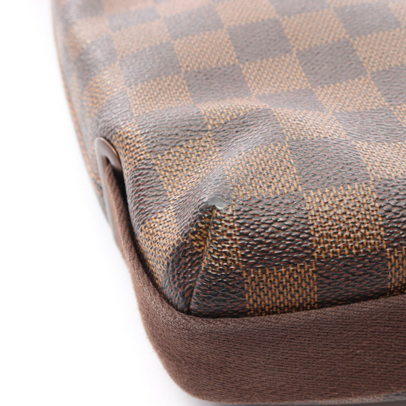 路易威登 Brooklyn MM 單肩斜背包 N51211 Damier Ebene 帆布 二手-13